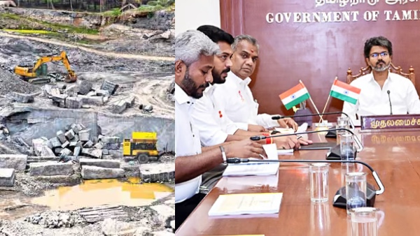 Vijay Reviews Natural Resources Department Directs Action Against Illegal Mineral Smuggling