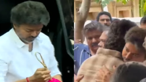 Vijay Pays Last Respects to Bhagyaraj Consoles Shanthanu with an Emotional Embrace