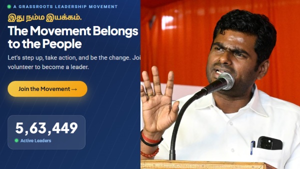 Annamalai BJP RSS Annamalai We The Leader Annamalai New Political Movement We The Leader Tamil Nadu Annamalai 5 63 Lakh Members K Annamalai Political Launch Tamil Nadu New Party 2026 Annamalai BJP Resignation 2029 Tamil Nadu Elections Annamalai Political Comeback Tamil Nadu Politics New Wave 5 63 2029 Annamalai New Movement We The Leader Tamil Nadu Politics Annamalai 2026 2029 Elections Tamil Nadu 2029