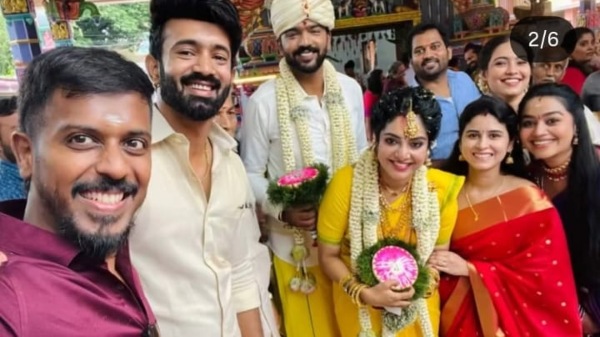 Anand Siva Samantha Kiran Ayali Zee Tamil Serial Wedding