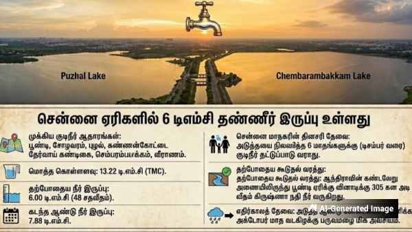 will-chennai-face-a-drinking-water-shortage-a-major-disappointment-for-chengalpattu-and-tiruvallur