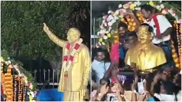 Why was the Ambedkar statue that Thirumavalavan was set to unveil in Villupuram removed overnight
