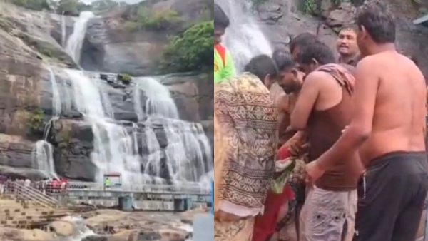woman-suffers-breathing-difficulties-after-bathing-at-courtallam-main-falls woman-suffers-breathing-difficulties-after-bathing-at-courtallam-main-falls