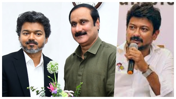 PMK anbumani praises Vijay for the caste-based census while DMK criticizes him