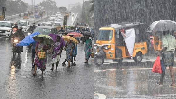 Weather Heavy Rain Alert for 3 Tamil Nadu Districts Moderate Rain Likely in 9 Districts Today