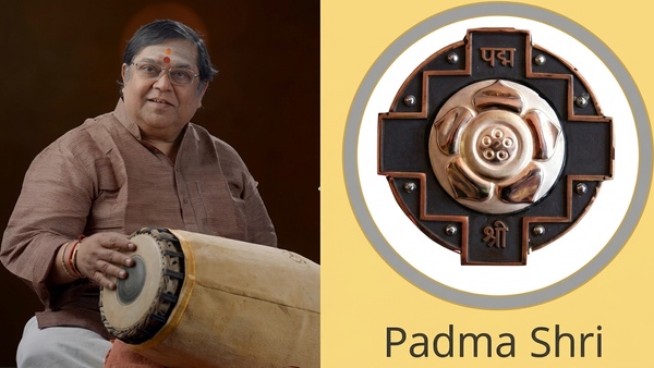 Tiruvarur Bhaktavatsalam Honoured With Padma Shri for Contribution to Mridangam Music Tiruvarur Bhaktavatsalam Honoured With Padma Shri for Contribution to Mridangam Music