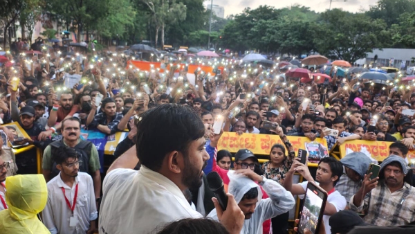 Tamil Youths Join Bengaluru CJP Protest Against BJP Education Minister Tamil Youths Join Bengaluru CJP Protest Against BJP Education Minister