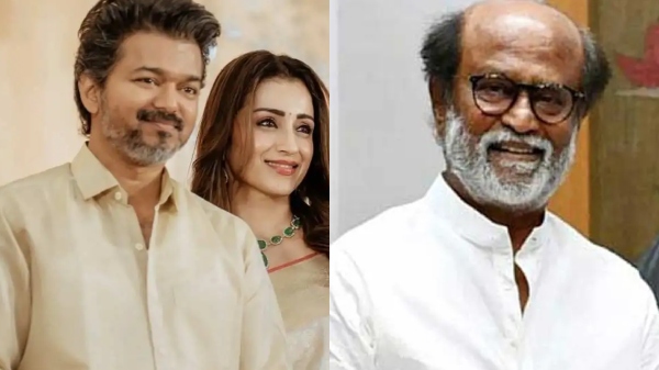 Vijay Rajinikanth Trisha CM Vijay