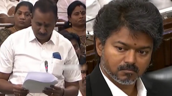 AIADMK MLA SP Velumani Praises CM Vijay AIADMK MLA SP Velumani Praises CM Vijay