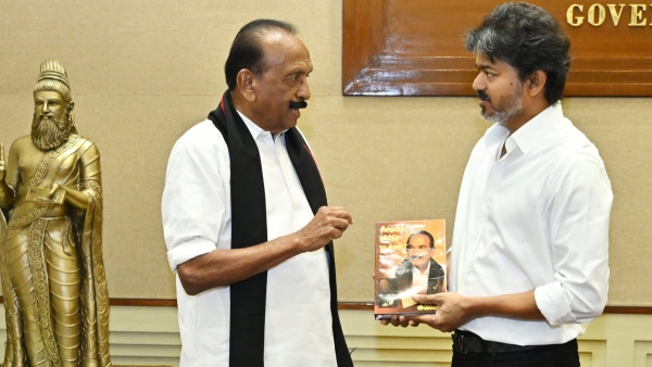 No allegations of corruption or commissions Vaiko praises Chief Minister Vijay No allegations of corruption or commissions Vaiko praises Chief Minister Vijay