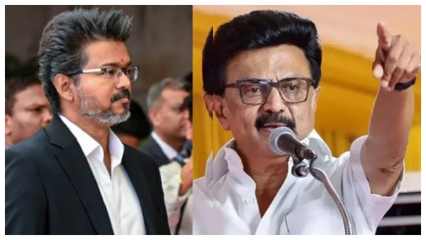 TVK hits back at MK Stalin s criticism that Vijay is poaching AIADMK MLAs TVK hits back at MK Stalin s criticism that Vijay is poaching AIADMK MLAs