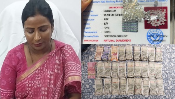 Telangana bride Telangana Tahsildar bribe case Sucharitha disproportionate assets ACB raids Telangana Telangana revenue official arrested Woman Tahsildar gold diamond case Disproportionate assets case Telangana Telangana corruption news Tahsildar benami properties ACB Telangana latest news Telangana government employee corruption ACB ACB