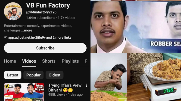 Irfan Irfans View Biryani Review VB Fun Factory Vinoth Blue Sattai Maran