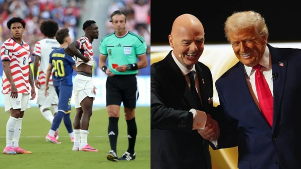 Donald Trump Confirms Calling FIFA President Over Balogun Red Card Controversy