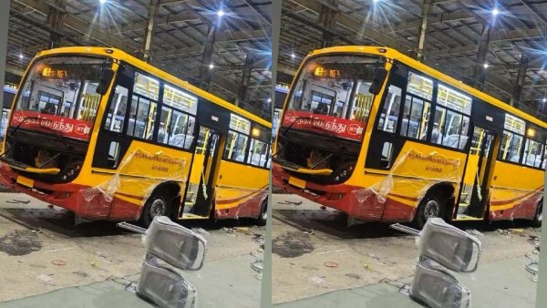 Tamil Nadu government bus colors of Vijay TVK party flag Sparks fierce criticism