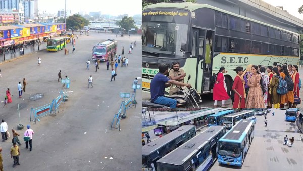Mekedatu issue Kannada groups Protest TN Buses to Bangalore Stopped in Hosur passengers stranded