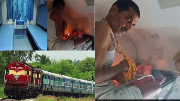 Train AC Coach Passenger Burn Camphor Leaves Fellow Passengers Stunned