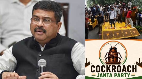 Ponraj NEET Dharmendra Pradhan Cockroach Janata Party Ponraj NEET Dharmendra Pradhan Cockroach Janata Party