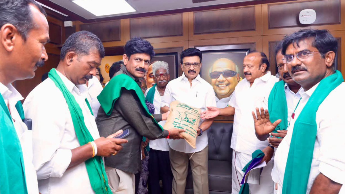 ஸ்டாலினிடம் 64 விவசாய சங்க தலைவர்கள் சந்திப்பு