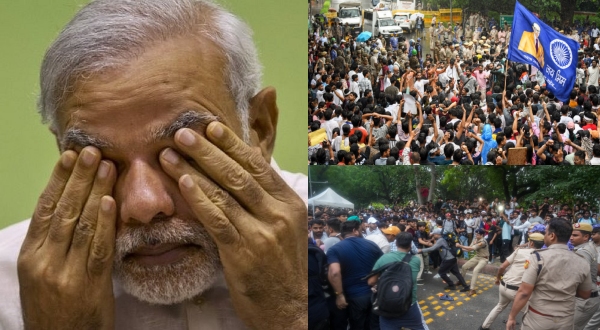 Modi lost after 12-Years of success How Student Protests Pushed BJP