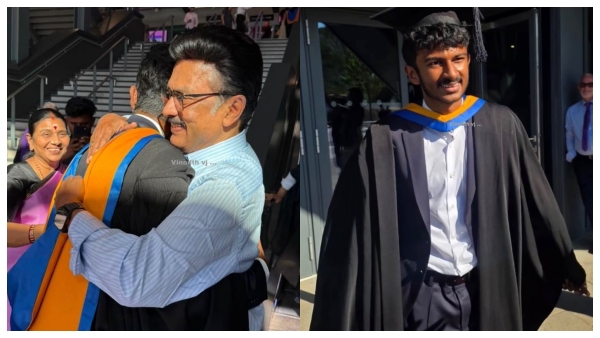 How much is the tuition fee at the college in England where Inban Udhayanidhi studied