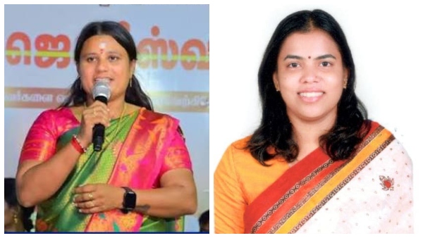no-rift-between-us-minister-jegatheeswari-holds-keerthanas-hand no-rift-between-us-minister-jegatheeswari-holds-keerthanas-hand