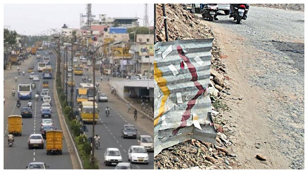 Unchanged scene of encroachments on Pallavaram-Kundrathur Road Public demand action Unchanged scene of encroachments on Pallavaram-Kundrathur Road Public demand action