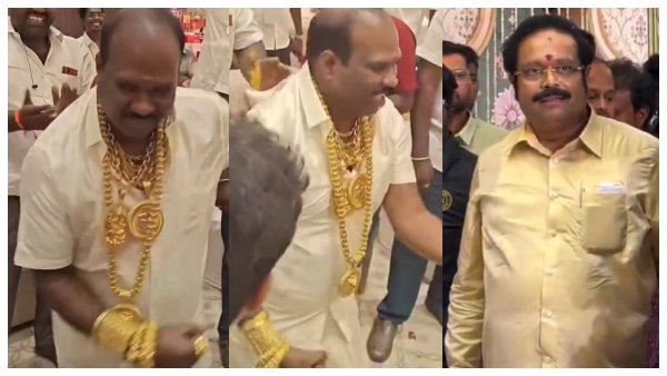 Do you know who Velmurugan is the man who danced while wearing kilograms of gold jewelry in Vellore Do you know who Velmurugan is the man who danced while wearing kilograms of gold jewelry in Vellore