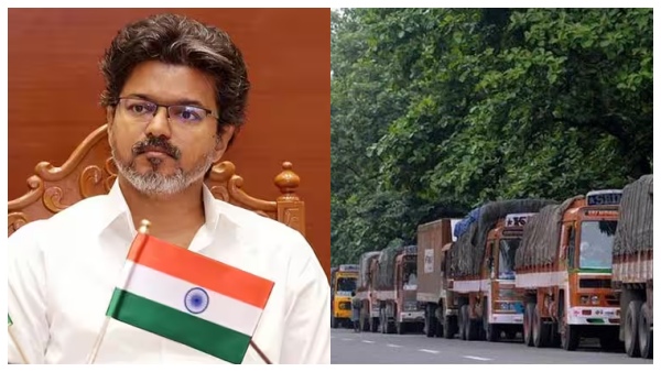 Big problem for sand trucks at Puliyarai and Kalikavlai check posts TN government big decision Big problem for sand trucks at Puliyarai and Kalikavlai check posts TN government big decision