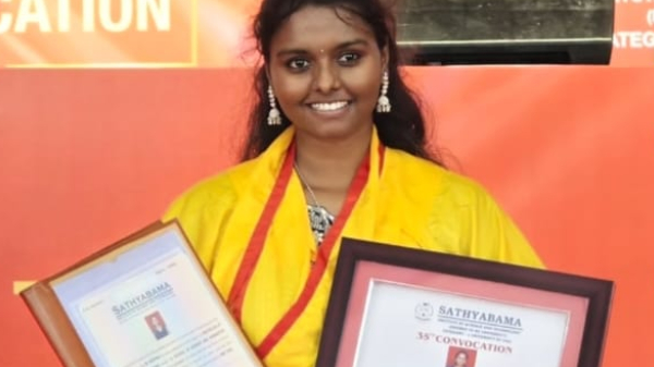 Vishal Deepika Gold Medal Sathyabama University