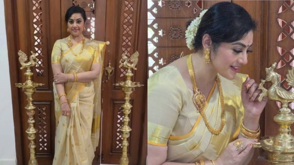 Meena actress Onam festival