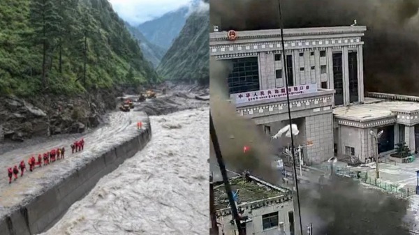 Nepal Tibet flash floods