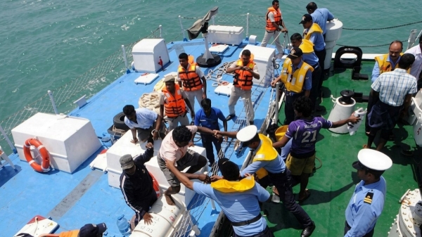 Rameswaram Fishermen Katchatheevu Sri Lankan Navy Fishermen Arrest Rameswaram Fishermen Katchatheevu Sri Lankan Navy Fishermen Arrest