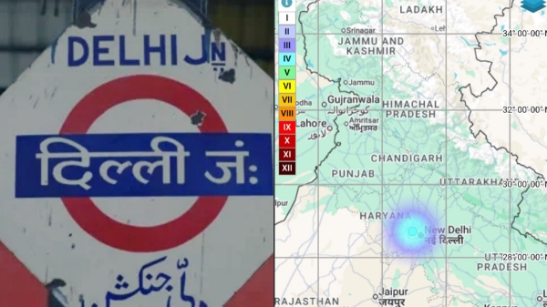 earthquake in delhi