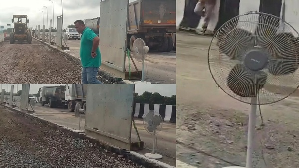 fans-used-to-dry-in-kanpur-lucknow-expressway