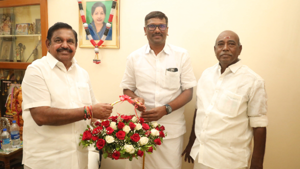 TVK Edappadi Candidate Arun Kumar Joins AIADMK