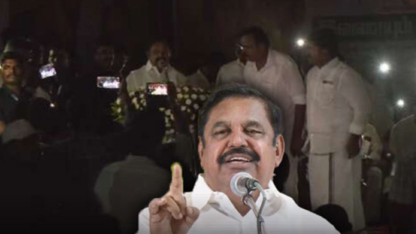 Power Cut During Speech Edappadi Palaniswami Slams TVK Government in Dharmapuri