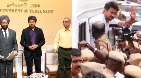 Udhayanidhi Stalin Arrest amp amp Station Bail Drama Vijay s Action Shifted Tamil Nadu Politics