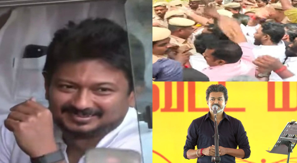 Vijay s Urgent Strategy Meeting to Face Resurgent DMK After Udhayanidhi s Release Vijay s Urgent Strategy Meeting to Face Resurgent DMK After Udhayanidhi s Release