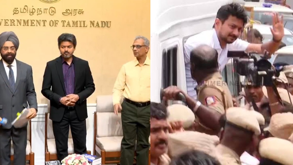 உதயநிதி கைது: விஜய் அரசுக்கு எதிராக திமுக போராட்டம்