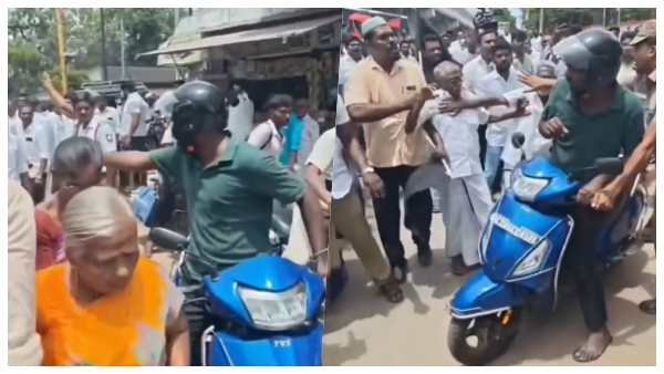 DMK members attacking the public Minister Rajmohan posts a video DMK members attacking the public Minister Rajmohan posts a video