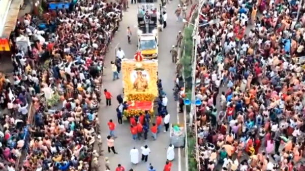 Chennai Besant Nagar Annai Velankanni Shrine Festival Begins with Grand Flag Hoisting
