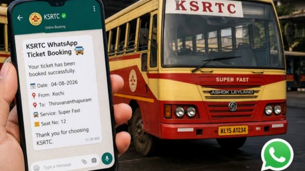 KSRTC WhatsApp Bus Ticket Booking Kerala Bus Booking WhatsApp KSRTC KSRTC