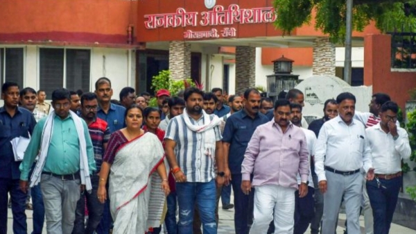 Jharkhand students protest