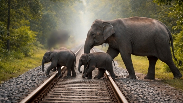Elephant Train accident Coimbatore