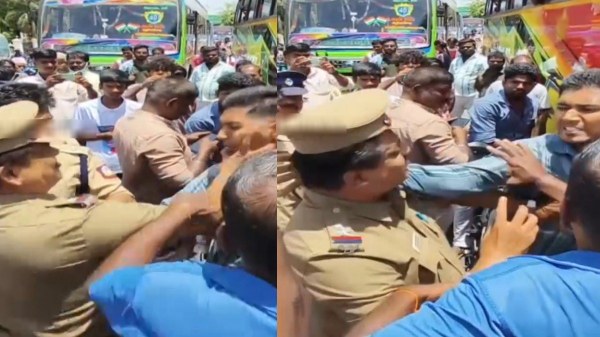 Youth Slaps Police Sub-Inspector Youth Slaps Police Sub-Inspector