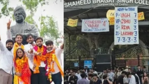 Gen Z is with us now ABVP celebrates victory in Delhi University student elections Gen Z is with us now ABVP celebrates victory in Delhi University student elections