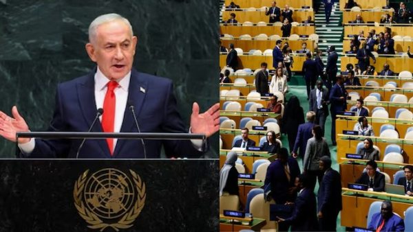 UN Delegations Walk Out During Benjamin Netanyahu Speech Israeli PM Labels Them Moral Cowards UN Delegations Walk Out During Benjamin Netanyahu Speech Israeli PM Labels Them Moral Cowards