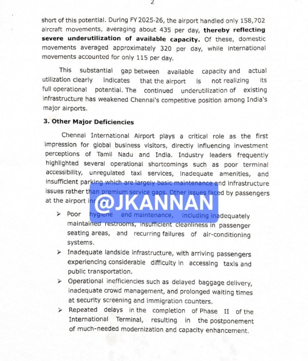The real issue at Chennai Airport Full copy of the letter written by CM Vijay to the PM Modi