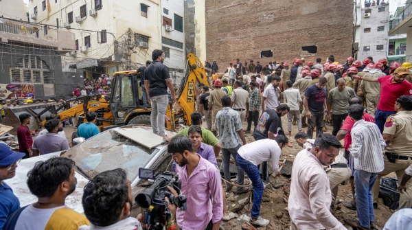 Delhi Building Collapse Delhi India